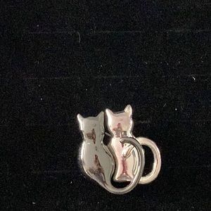 Vintage cats brooch
